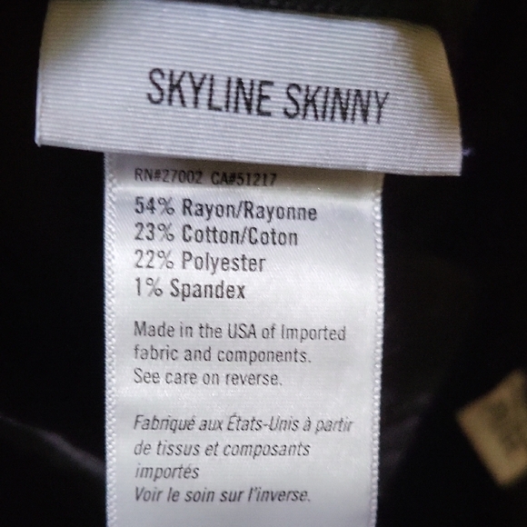 PAIGE Black Low Rise Jeans - Picture 4 of 5